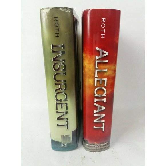 Insurgent and Allegiant Veronica Roth Books 2 & 3 Hardcover Dust Jacket - Picture 2 of 7